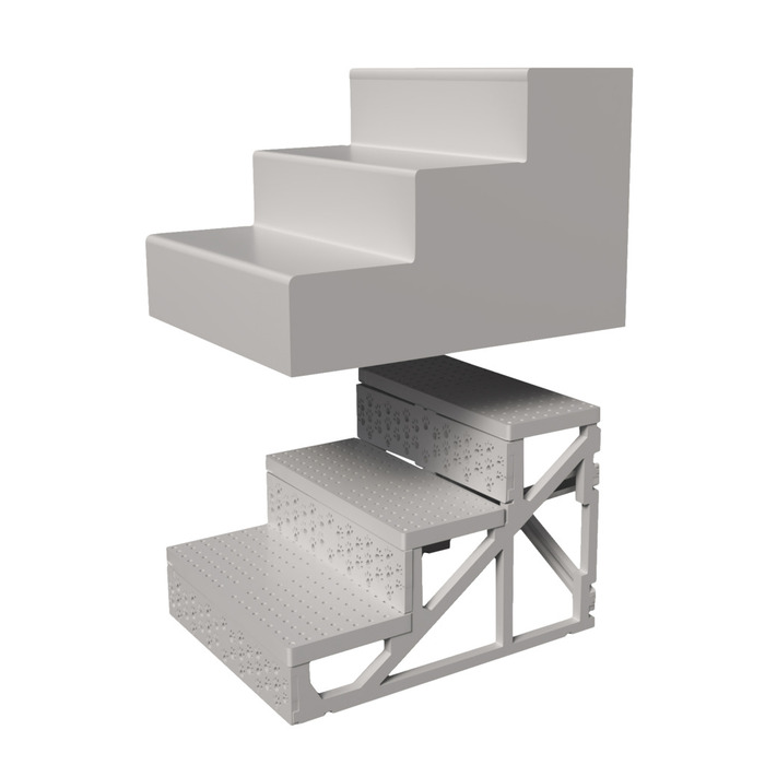 Trappe til kæledyr 45 x 35 x 30 cm - PetZone